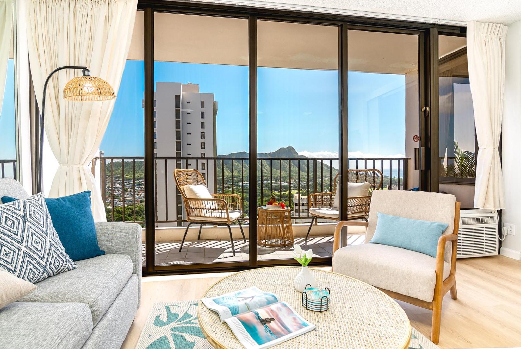 Apartamento Waikiki Banyan: Diamond Head And Ocean View Condo! Honolulu